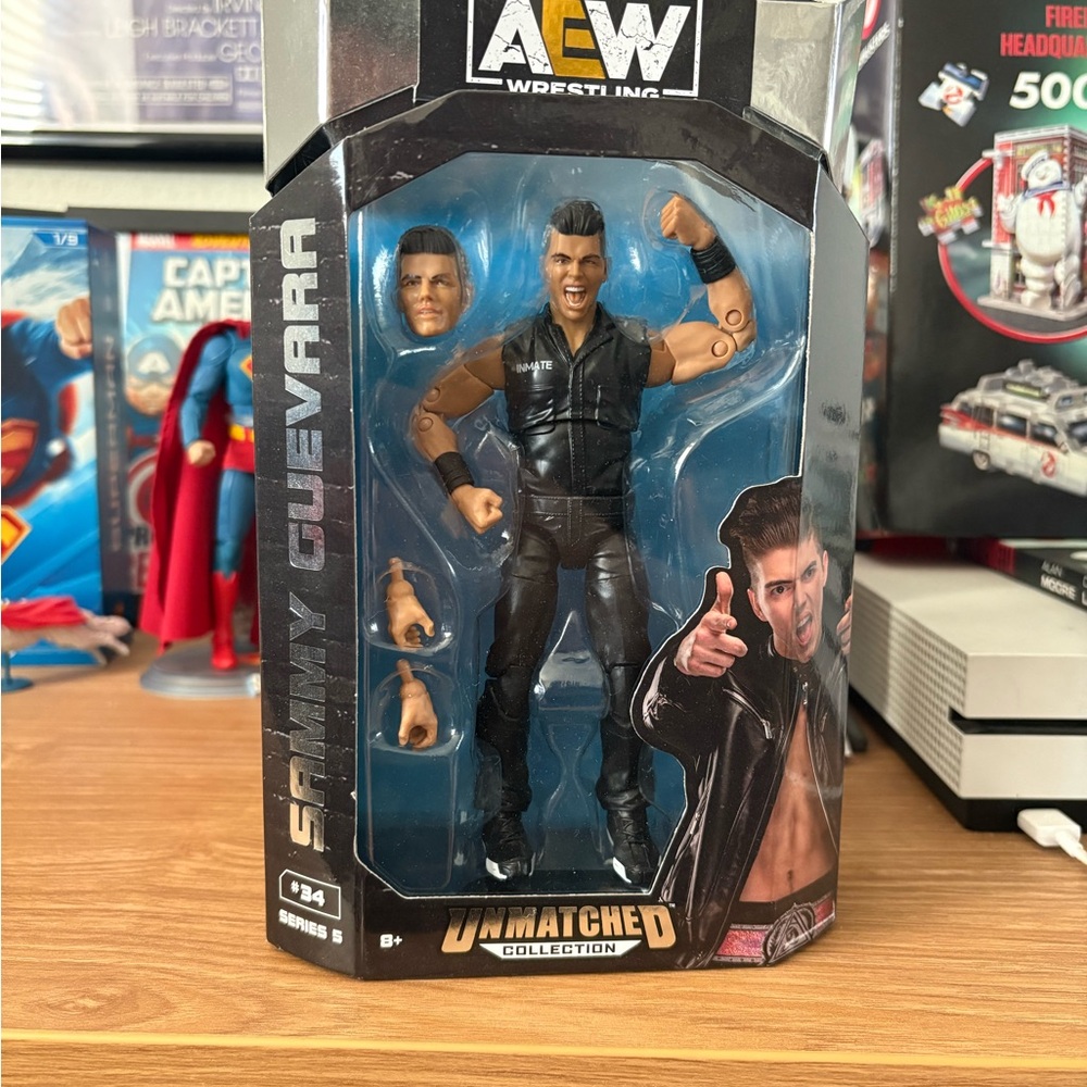 AEW Unmatched Collection Sammy Guevara Action Figure - Black